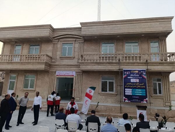 افتتاح ساختمان جمعیت هلال احمر شهرستان جم