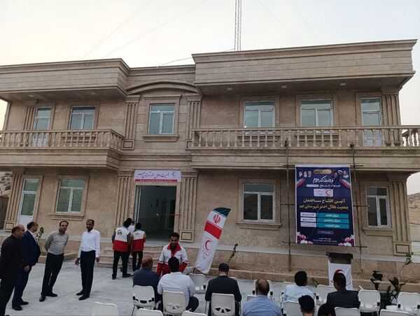 افتتاح ساختمان جمعیت هلال احمر شهرستان جم