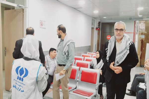 اهدای خون اصحاب رسانه بوشهر به‌مناسبت هفته بسیج
