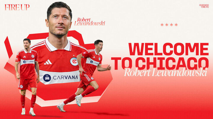 لواندوفسکی رسما به شیکاگوفایر پیوست