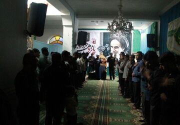 مراسم ارتحال جانگداز امام خمینی(ره ) در رودان