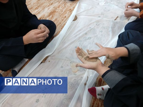 پویش تسبیح در دبیرستان فرهنگ کاشمر