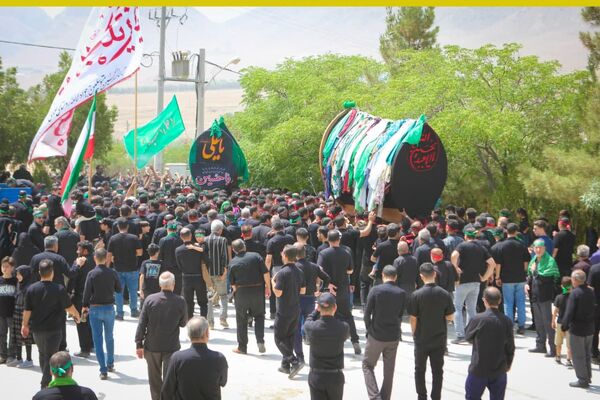 برگزاری مراسم ملی وداع نخل‌های روستاهای علوی و خاوه اردهال