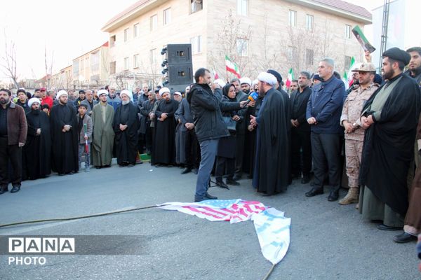اجتماع خونخواهان و منتقمین شهادت حضرت آیت الله الامام شهید سید علی خامنه ای در پردیس