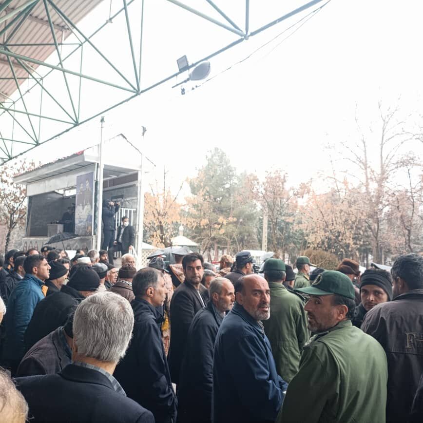 وداعی پُر از عشق و افتخار؛ مادر شهیدان به آغوش فرزندانش پیوست