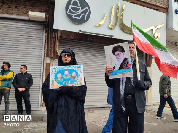 قاب پانا میزبان مراسم تشییع پیکر شهدا نیشابور 