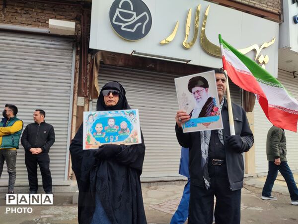 قاب پانا میزبان مراسم تشییع پیکر شهدا نیشابور 