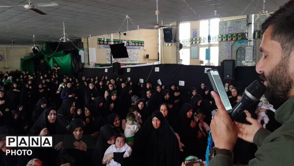  مراسم باشکوه شیرخوارگان حسینی در مسجد جامع درگزین