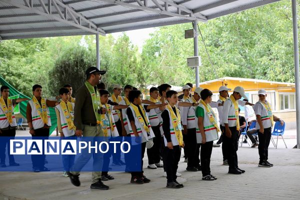 روز اول پیش اردوی ملی پیشتازان پسر سازمان دانش‌آموزی آذربایجان شرقی