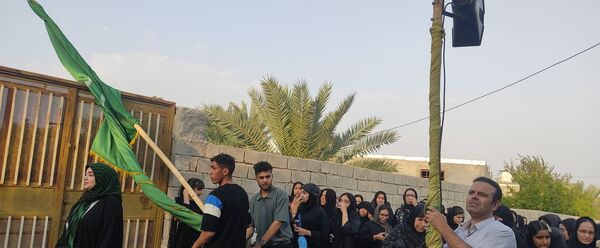 مراسم عزاداری امام حسین‌‌(ع) در روستای باغات