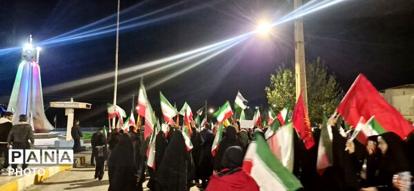 راهپیمایی گسترده در حمایت از جمهوری اسلامی ایران