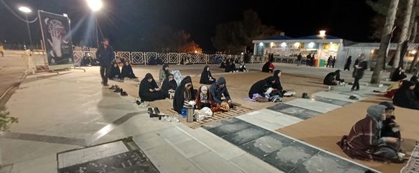 مراسم احیای شب نوزدهم رمضان در امام زاده سید عباس شهرستان بجنورد استان خراسان شمالی