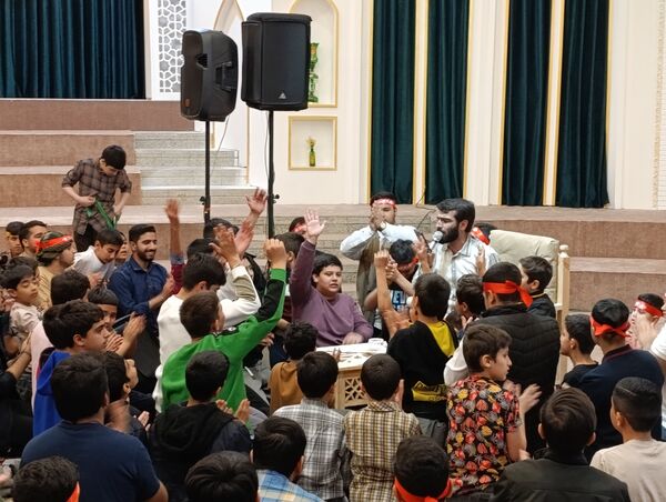 مراسم ولادت امام حسن مجتبی(ع) در میدان شهدای مشهد مقدس