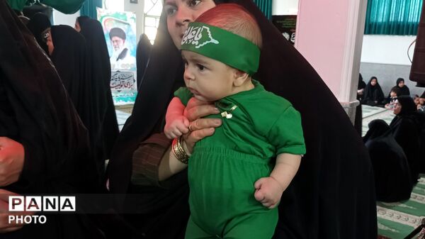مراسم شیرخوارگان حسینی در مهدیه معلا شهر میلاجرد