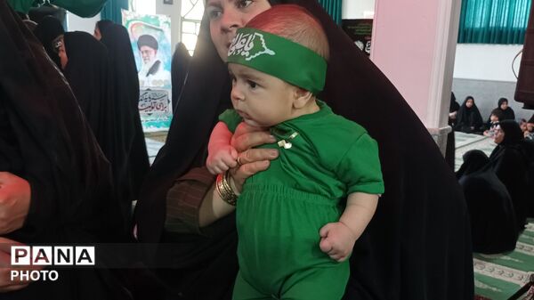 مراسم شیرخوارگان حسینی در مهدیه معلا شهر میلاجرد