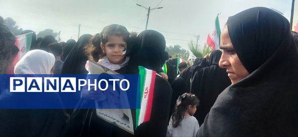 حضور پرشور مردم میناب در راهپیمایی ۲۲ بهمن