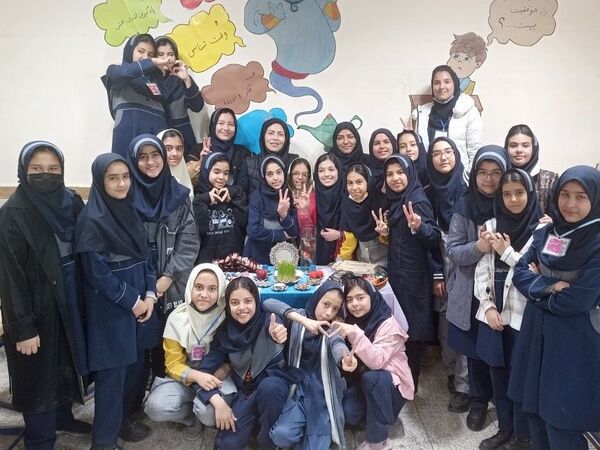 برگزاری جشن نوروز در دبستان کوثر مشهد