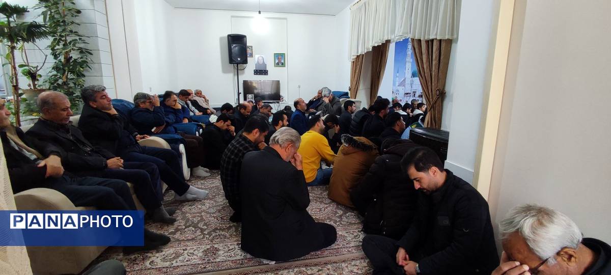 مراسم دعا ندبه هم زمان با ایام فاطمیه در شهرستان خلیل‌آباد
