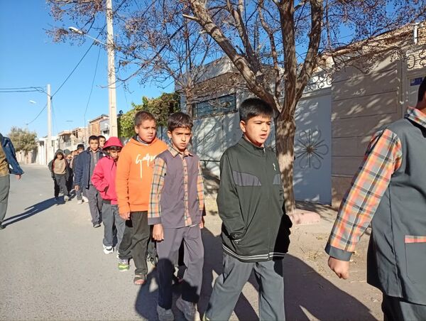 تجدید پیمان انقلاب و اهل بیت (ع) در دبستان شهید پسندیده فدافن