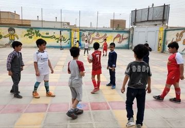 تست استعدادیابی  ورزش بسکتبال در مدارس شهرستان میبد 