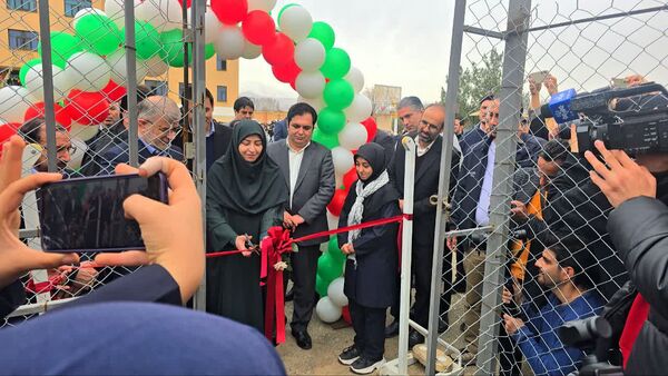 آیین افتتاح زمین چمن مصنوعی هنرستان مهندس موفقیان نظرآباد