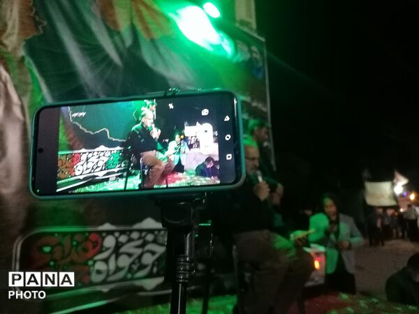 حضور خودجوش  مردم شهر بار در سومین شب ماه محرم  در حسینیه شهدای شهر بار 