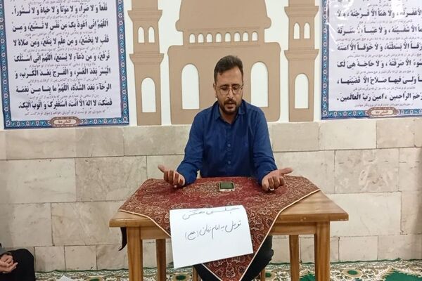 جلسه هفتگی توسل به آقا امام زمان (عج) در خوابگاه دخترانه شهید مجید دهنوی 