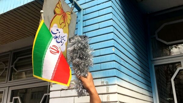 آیین نواختن زنگ چهل و هفتمین سالروز پیروزی انقلاب اسلامی در دبستان دخترانه فرهنگیان ۲