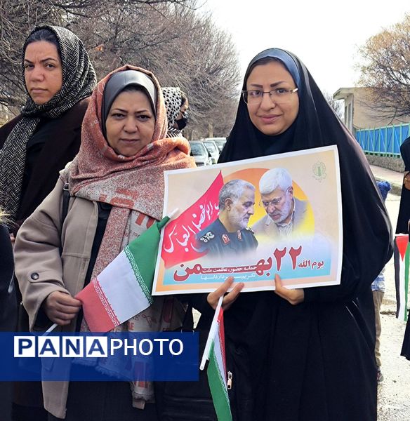 راهپیمایی۲۲ بهمن  شهرستان مانه 