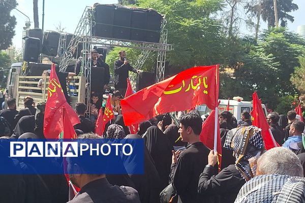 مراسم راهپیمایی جاماندگان اربعین حسینی در شیراز