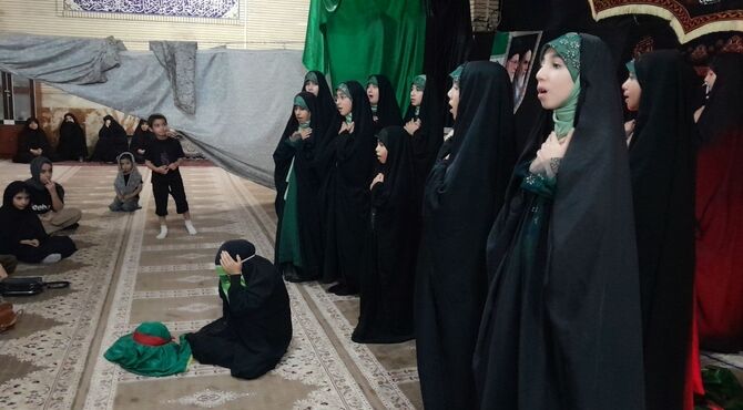 مراسم سوگواری و شهادت حضرت رقیه (س) در مسجد جامع درگزین 