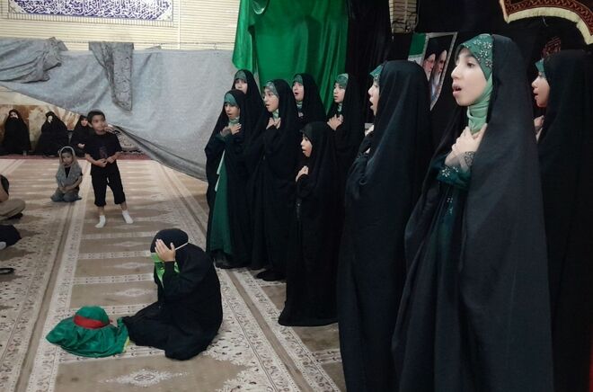مراسم سوگواری و شهادت حضرت رقیه (س) در مسجد جامع درگزین 