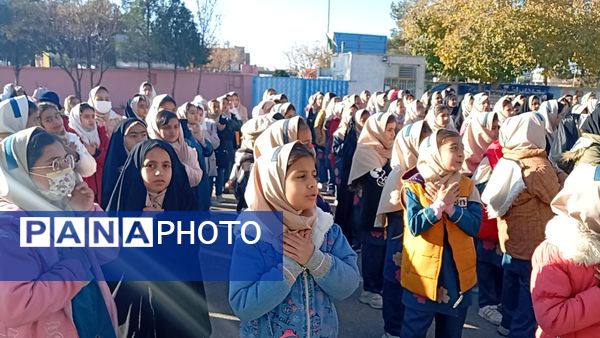 مراسم شهادت حضرت زهرا(س) در مدرسه سمیه کاشمر