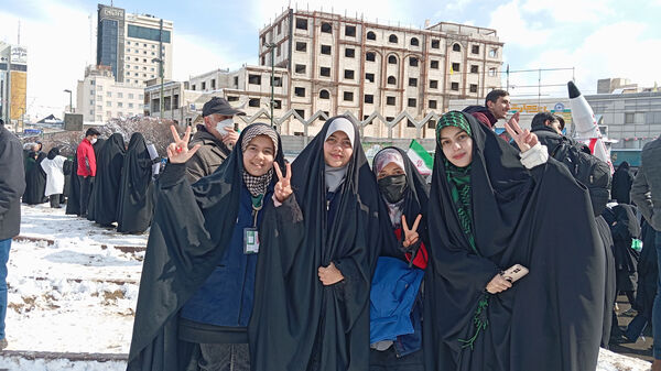 راهپیمایی ۲۲ بهمن ماه در شهر مشهد مقدس