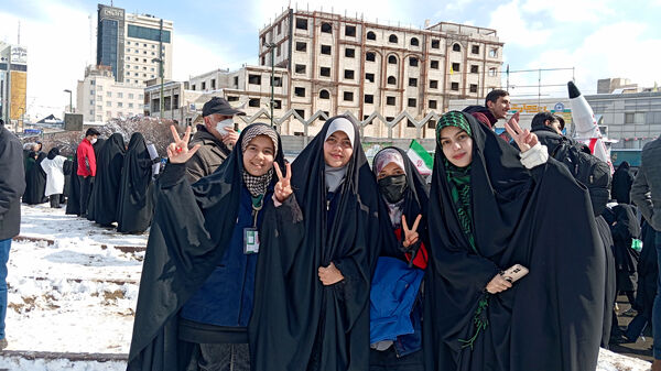 راهپیمایی ۲۲ بهمن ماه در شهر مشهد مقدس