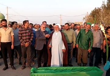 تشییع پیکر خیّر نیک‌اندیش و مدرسه‌ساز شهرستان میبد