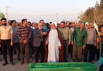 تشییع پیکر خیّر نیک‌اندیش و مدرسه‌ساز شهرستان میبد