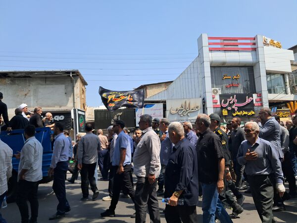 تشییع پیکر شهید پارسا شکوهی در قائمشهر