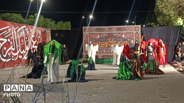 مراسم شبیه خوانی در میدان باغشمال تبریز