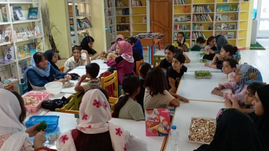 کارگاه«بازی کن، پیتزا بپز» در کانون پرورش فکری کودکان و نوجوانان حاجی آباد