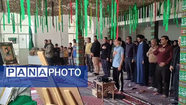 یادواره شهدای جنگ دوازده روزه در ده‌محسن