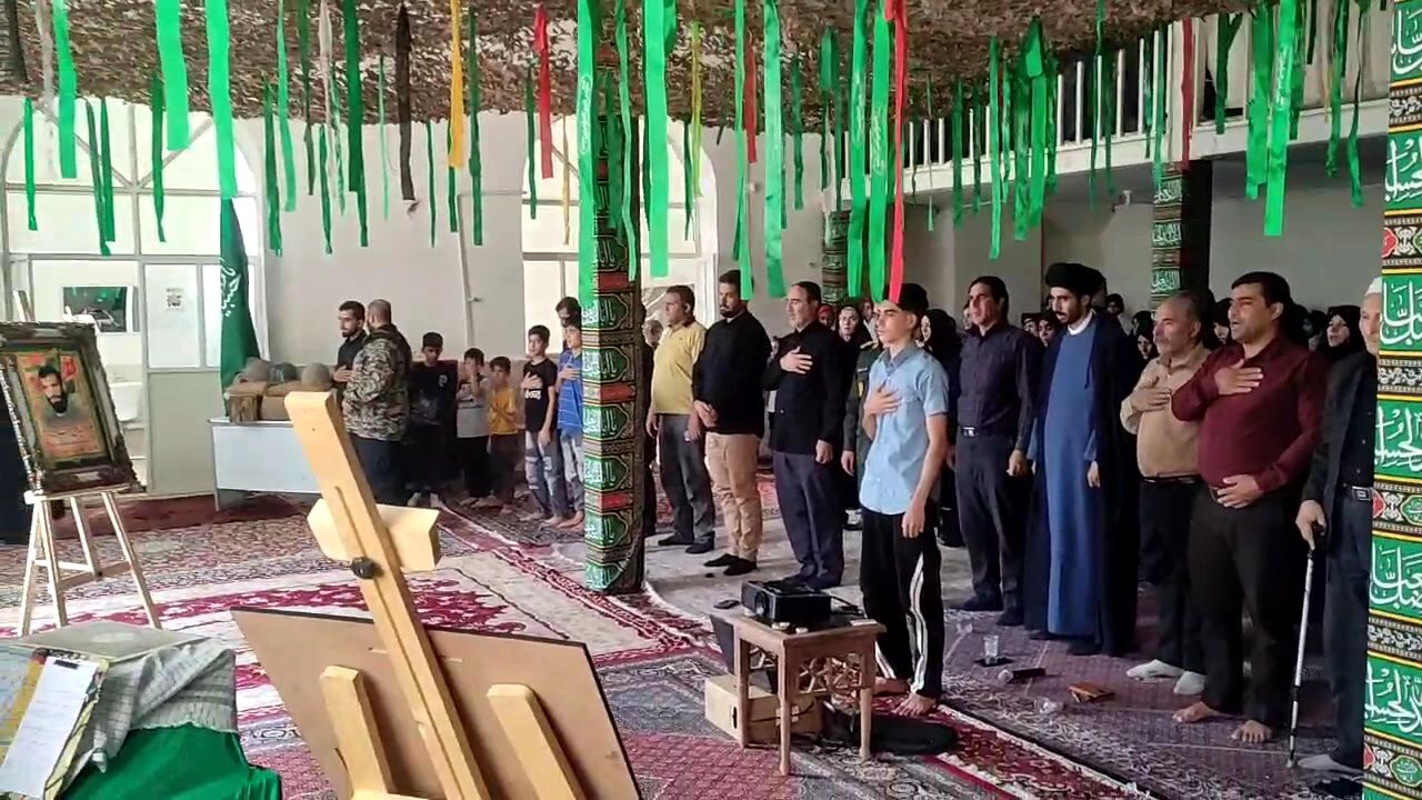 یادواره شهدای جنگ دوازده روزه در ده‌محسن