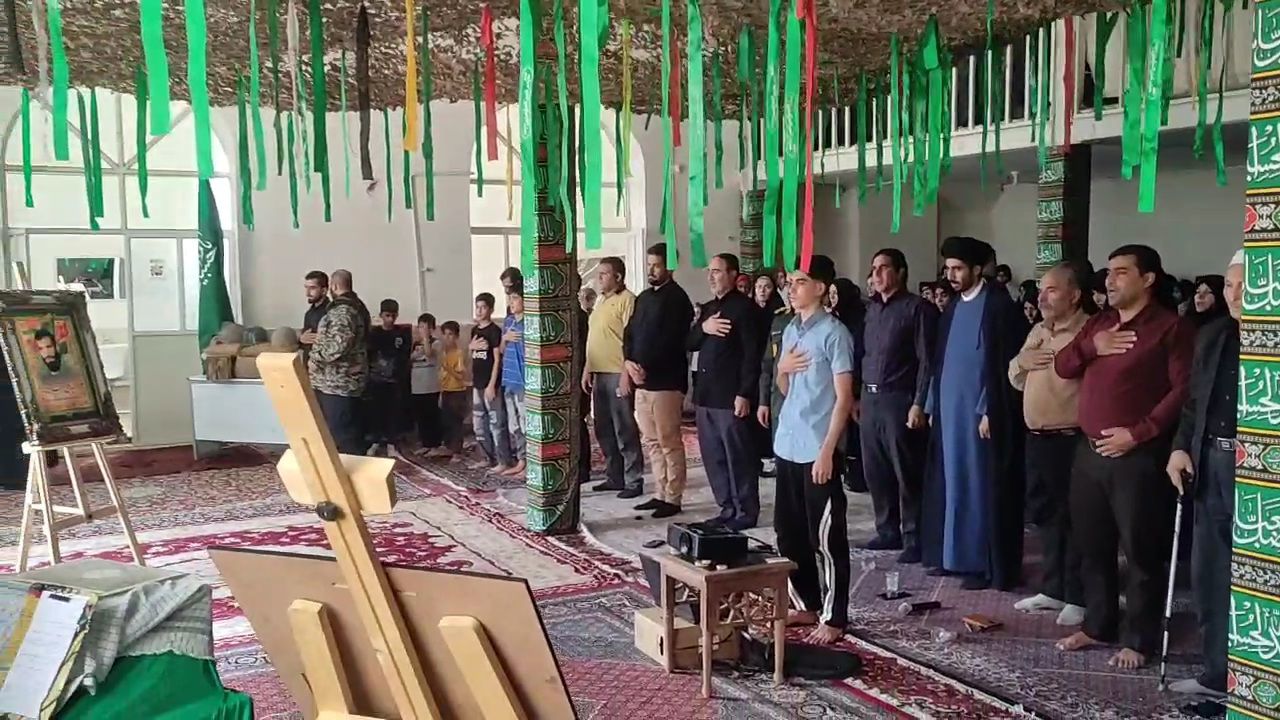 یادواره شهدای جنگ دوازده روزه در ده‌محسن