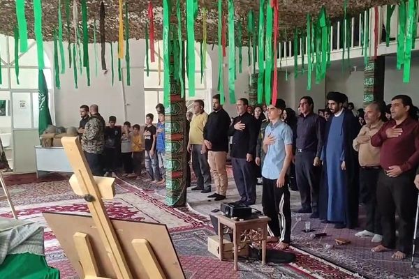 یادواره شهدای جنگ دوازده روزه در ده‌محسن