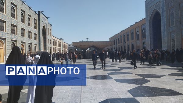حال و هوای حرم مطهر رضوی در اربعین حسینی