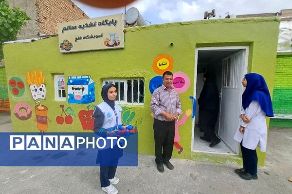 افتتاحیه پایگاه استاندارد تغذیه سالم مدرسه فتح
