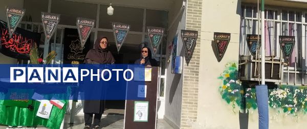 مراسم ایام فاطمیه در دبیرستان نجم قائمشهر