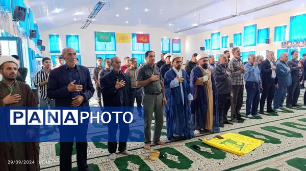 اجتماع بزرگ مردم دیشموک در محکومیت شهادت مظلومانه سید حسن نصرالله