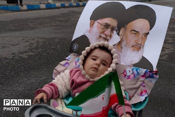 تجدید پیمان مردم ولایتمدار بهارستانی با سومین رهبر انقلاب در روز قدس