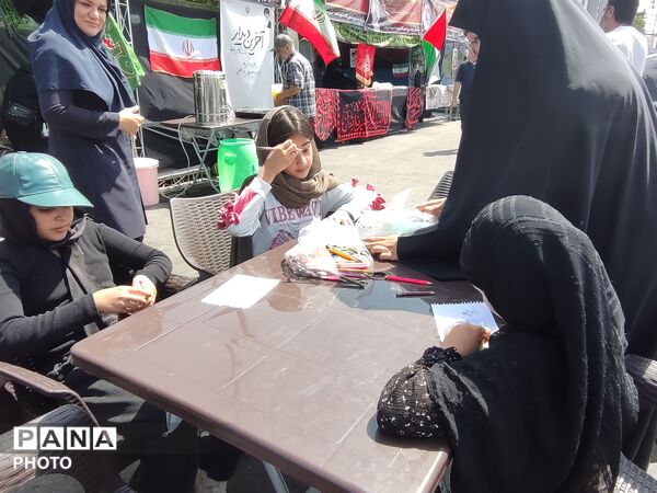 مدارس اسکان و موکب های پذیرایی در پردیس